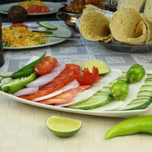 Green Indian Salad